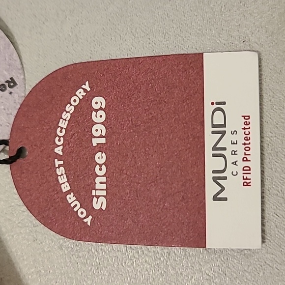 MUNDI BRAND WOMEN'S "ALMOND" WALLET WITH RFID PROTECTION - Picture 10 of 13